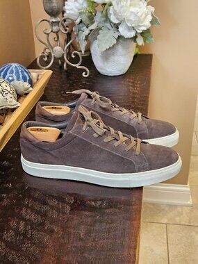To Boot NY Men's Suede Sneakers, Light Brown, Sz 13